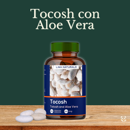 Tocosh + Áloe Vera en cápsulas | Probiótico natural para digestión y gastritis Lima Naturals