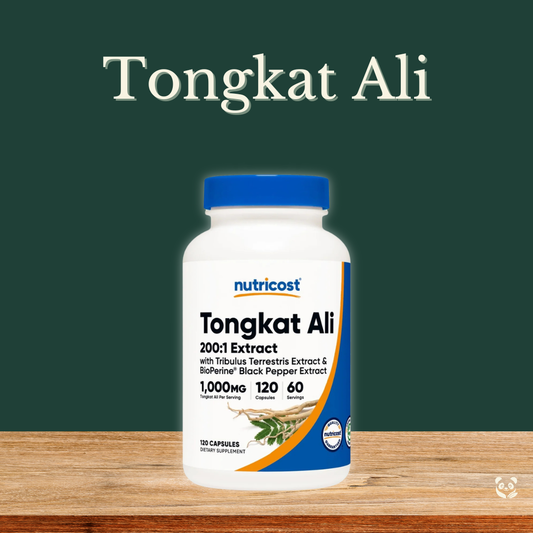 Tongkat Ali + Tribulus + BioPerine | Energía y Vitalidad Natural Nutricost