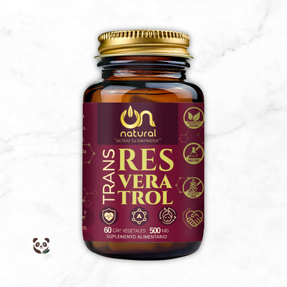 Trans Resveratrol 99% | Antioxidante y salud cardiovascular ON NATURAL