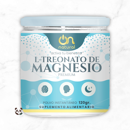 L-Treonato de Magnesio 100% | Apoyo cognitivo natural desde dentro ON NATURAL