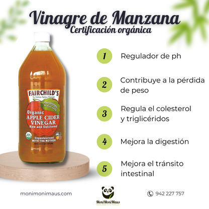 Vinagre de manzana orgánico Fairchiilds