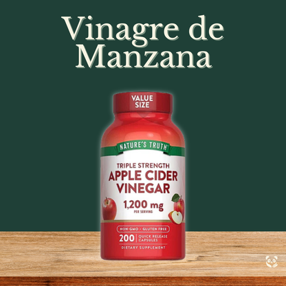 Vinagre de sidra de Manzana en cápsulas | Digestión y depuración sin sensación de acidez Nature's Truth