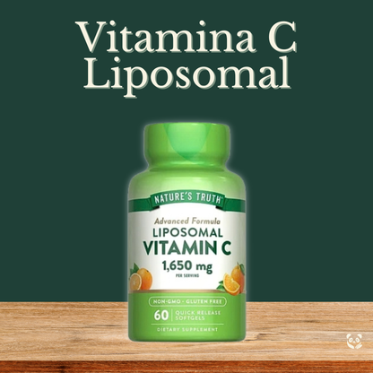 Vitamina C Liposomal 1650 mg | Soporte Inmunológico y Antioxidante Nature's Truth