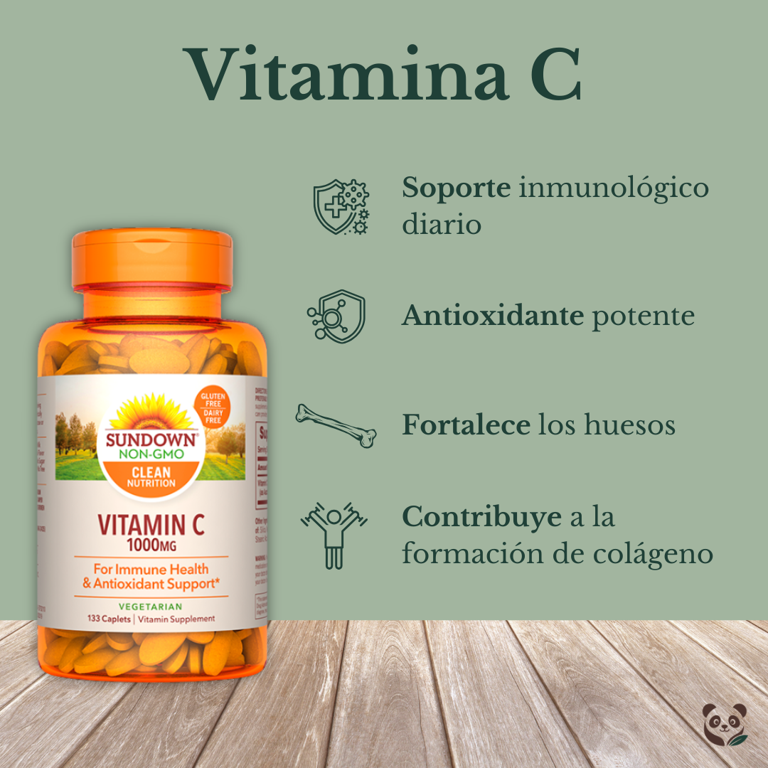 Vitamina C 1000 mg | Soporte Inmunológico y Antioxidante Sundown