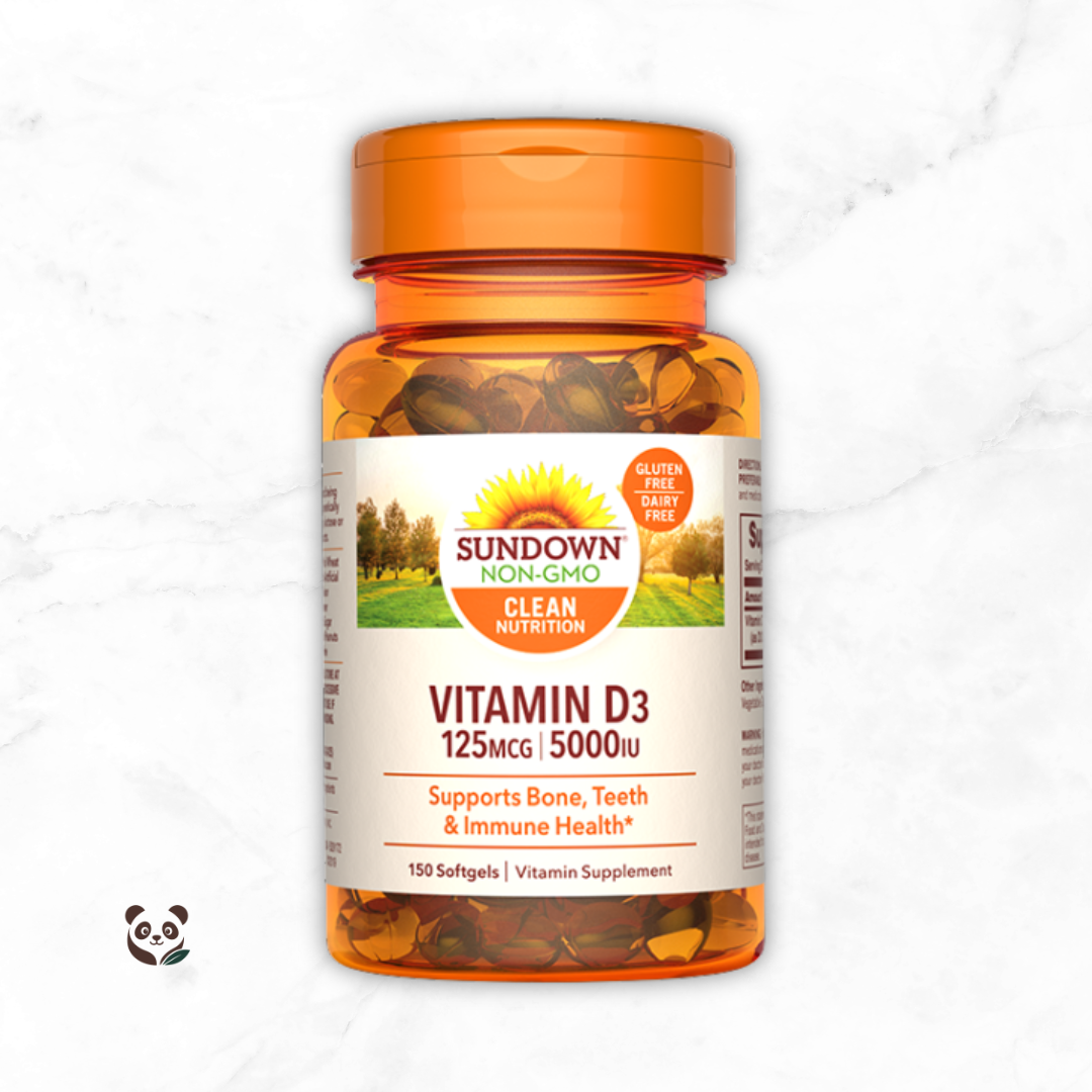 Vitamin D3 5000 IU | Soporte inmunológico y óseo Sundown