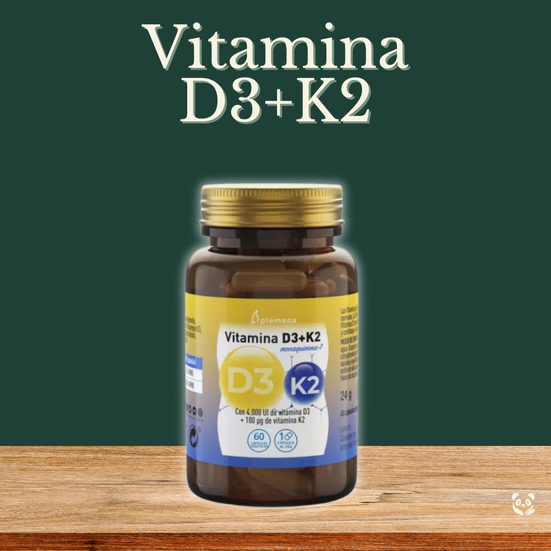 Vitamina D3 + K2 PLAMECA | Salud Ósea y Cardiovascular PLAMECA