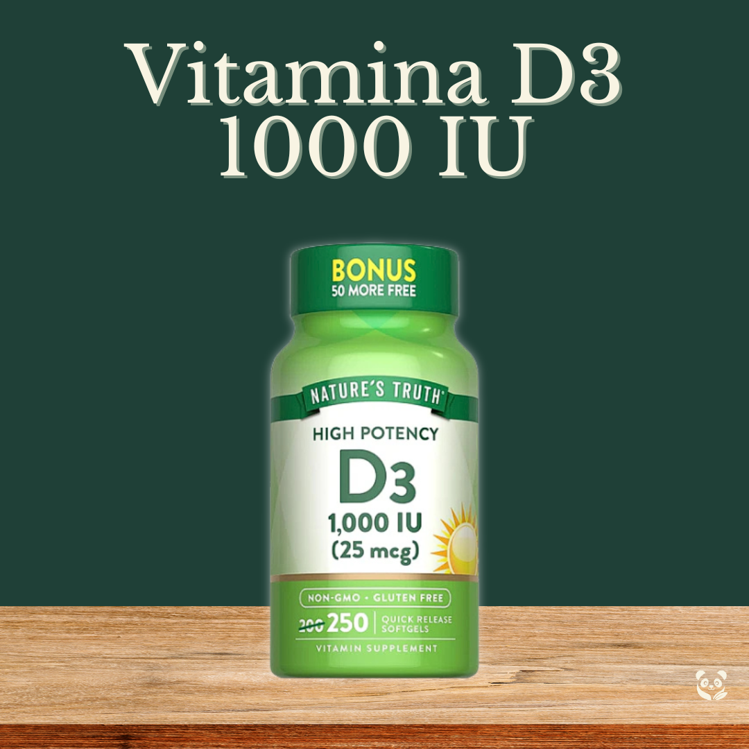 Vitamin D3 1000 IU | Soporte inmunológico y óseo Nature's Truth
